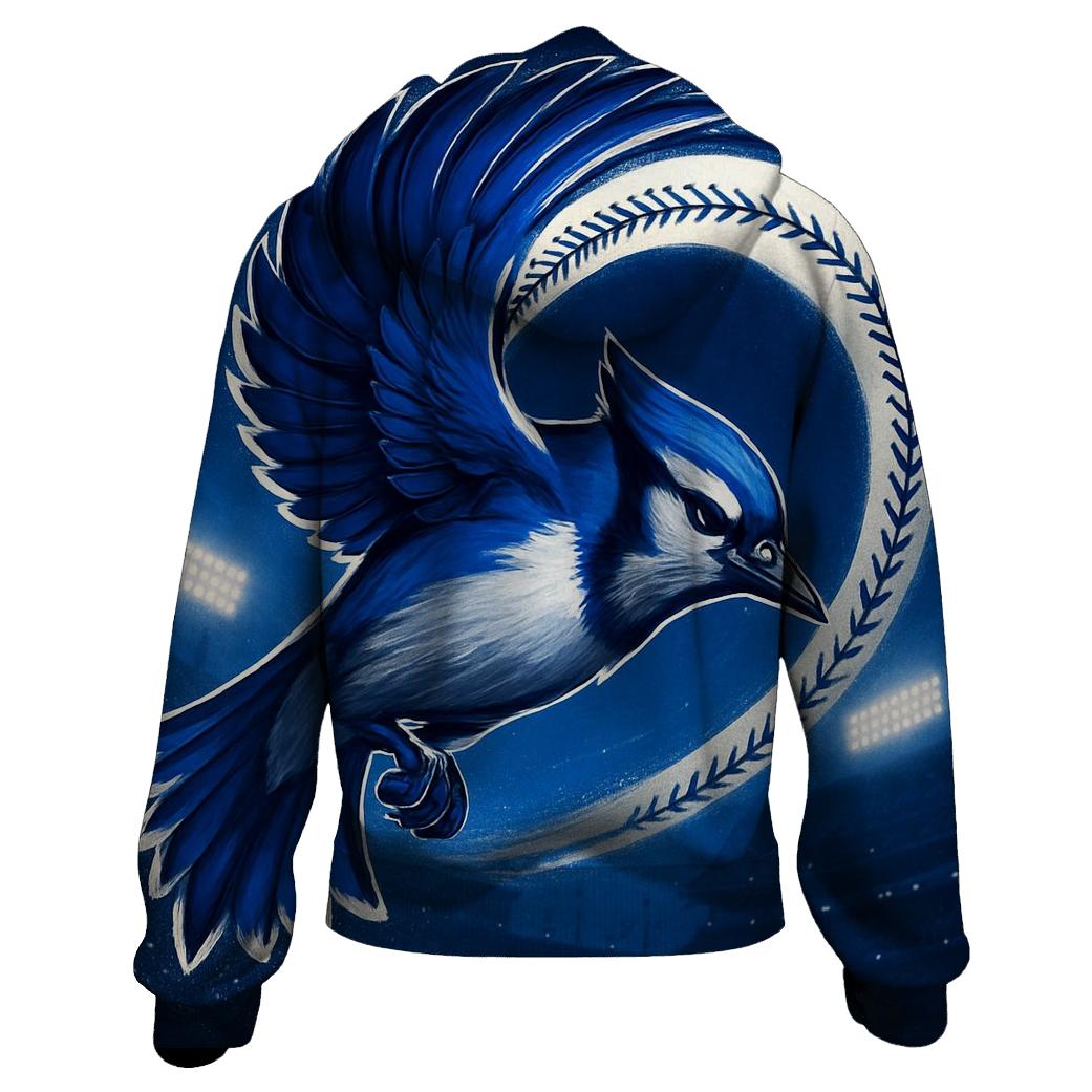 Blue Jays Skyborne Strike graphic hoodies