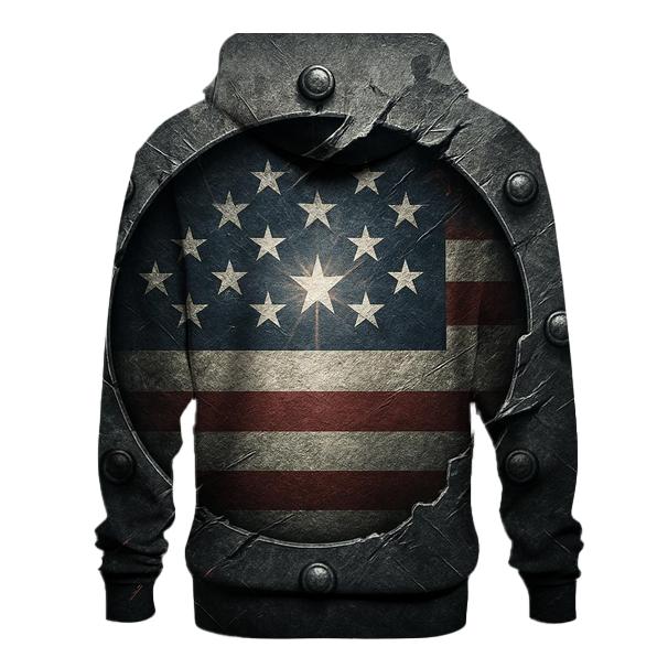 Steel And Stars Emblem hoodie trends