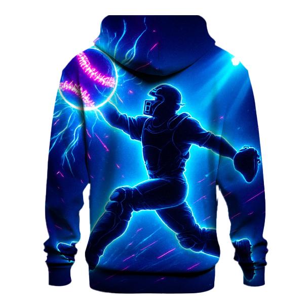 Electric Catch With Blue Jays Energy graphic hoodies