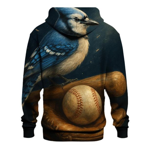 Blue Jays Feathered Glove Close Up heavyweight hoodies