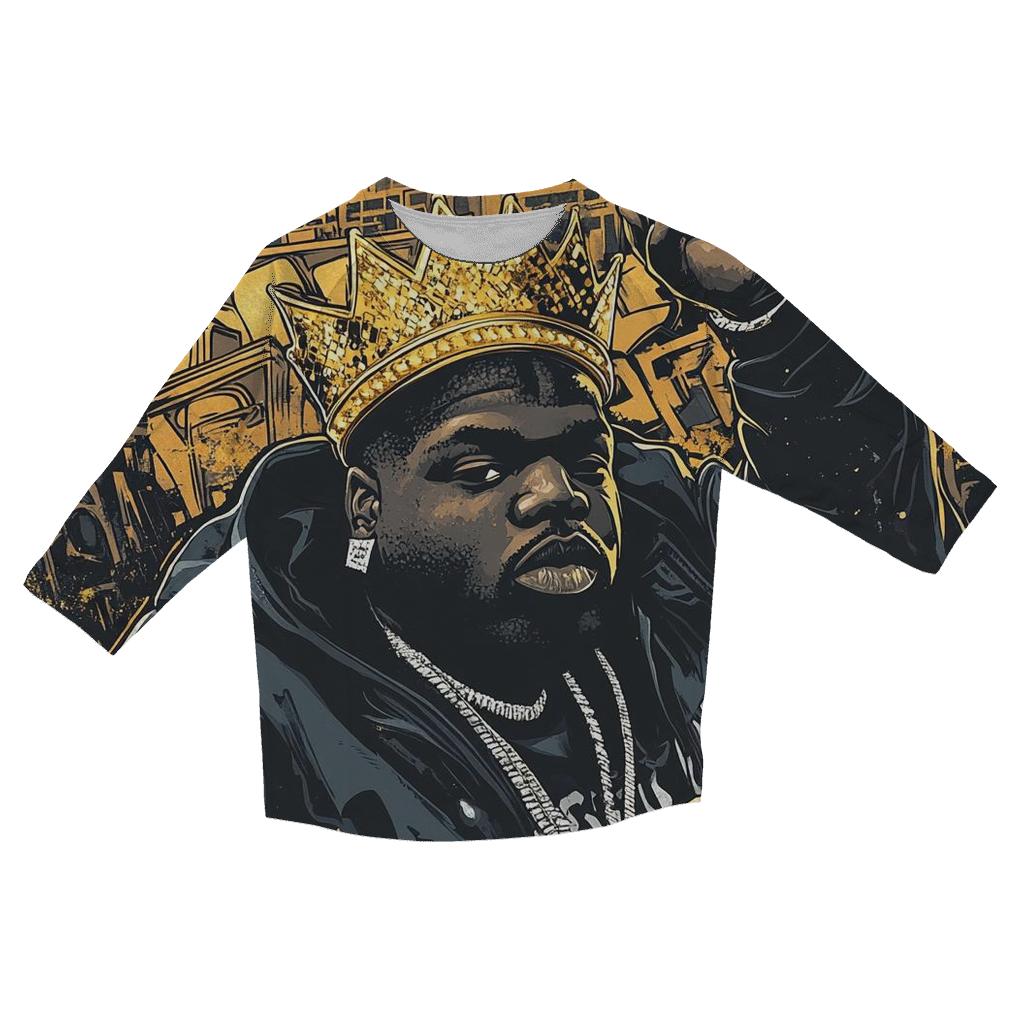 Crown Over Brooklyn cotton quarter sleeve shirts