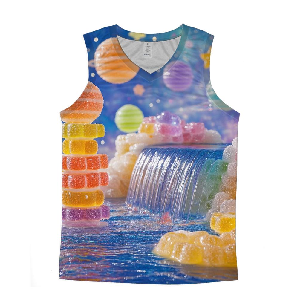 Gummy Galaxy Cascade stylish racerback tanks