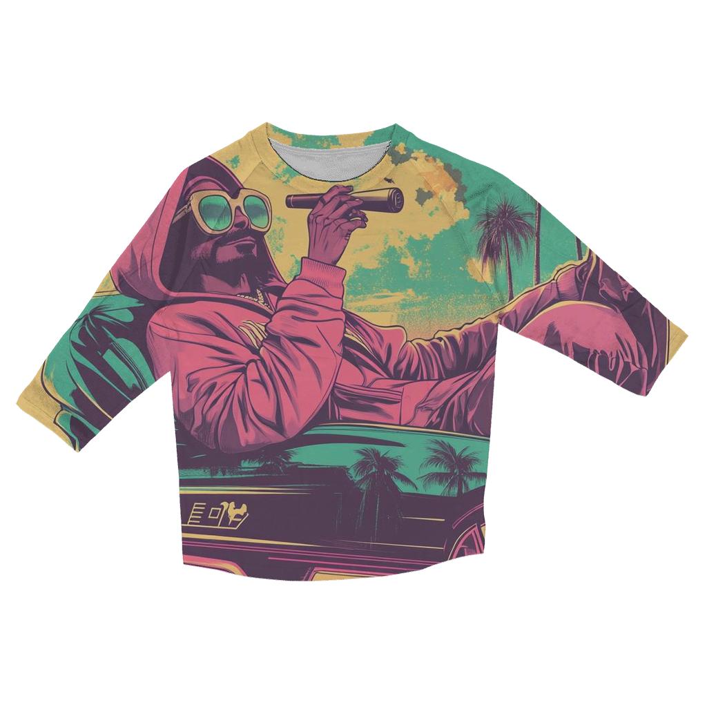 Snoop Lowrider Dreams stylish quarter sleeve tops