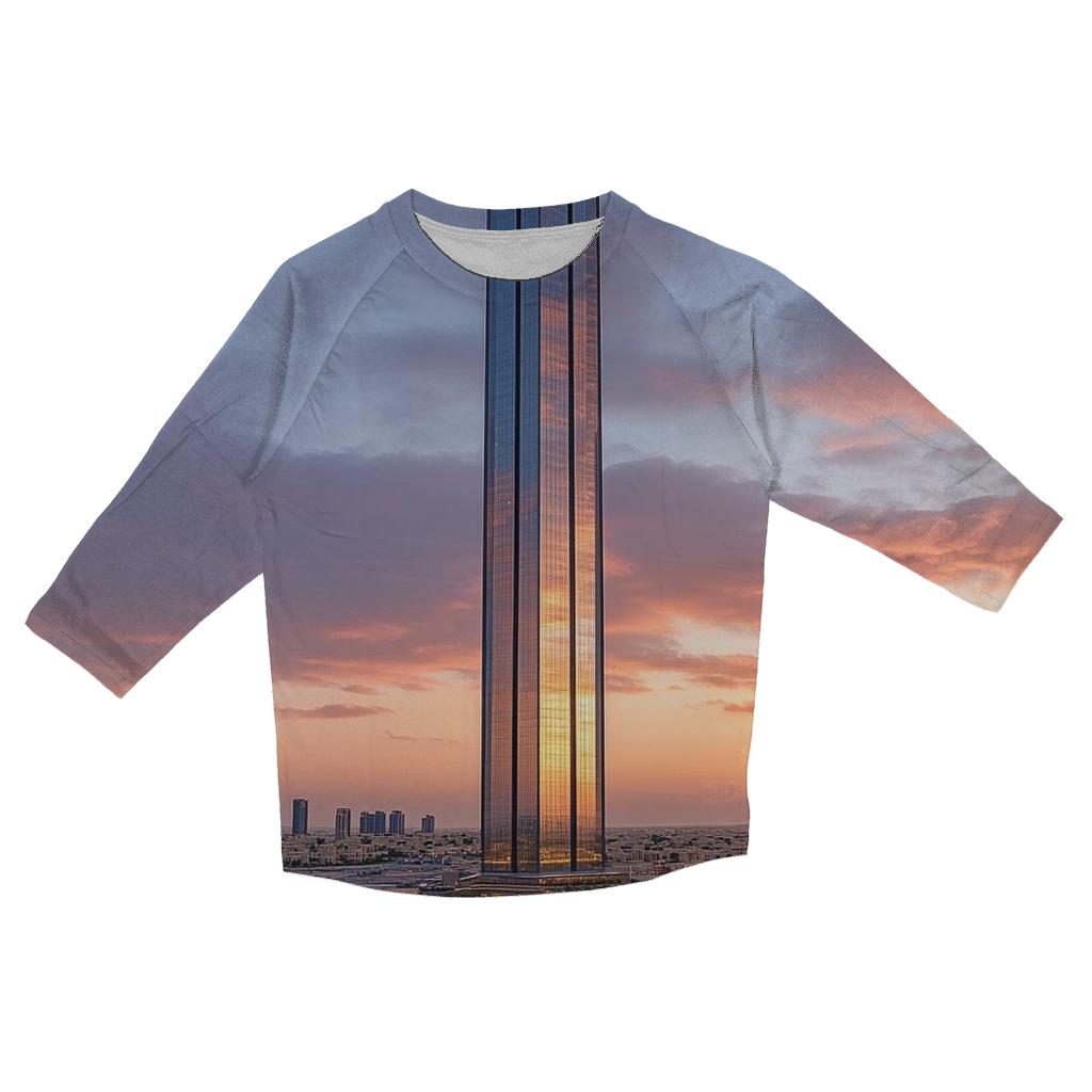 Burj Khalifa - Dubai fashion 3/4 sleeve shirts