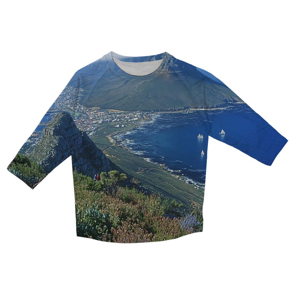 Table Mountain - Cape Town fashion 3/4 sleeve shirts