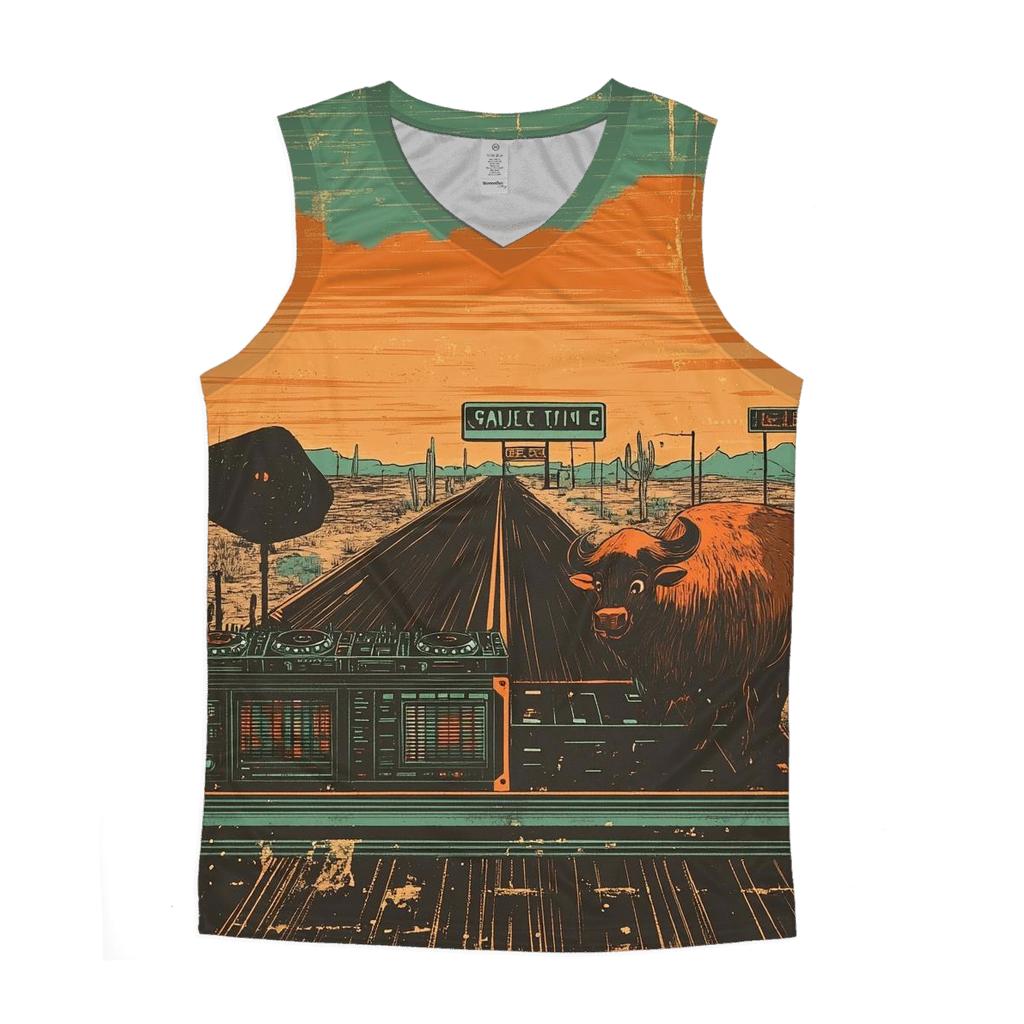 Buffalo Boombox Roadtrip cotton sleeveless tops