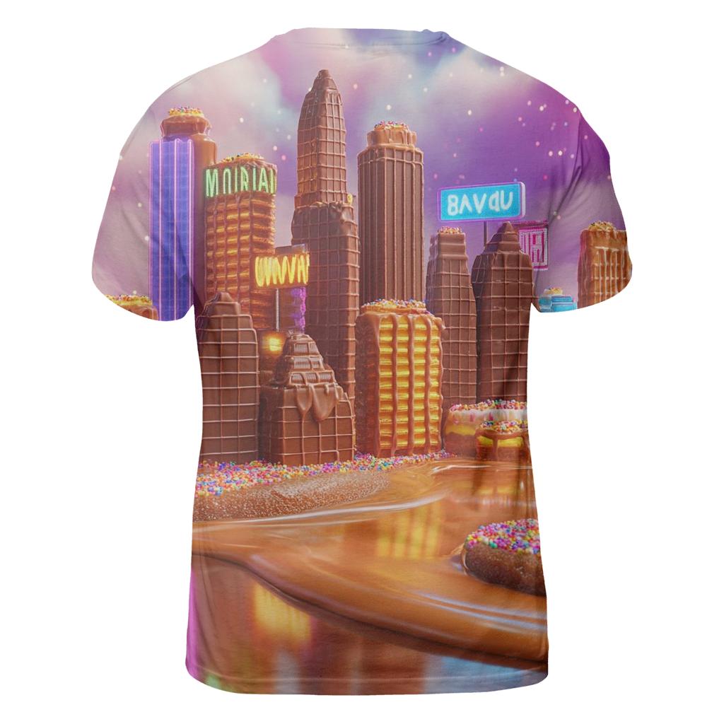 Chocolate City Skyline unique graphic print tees