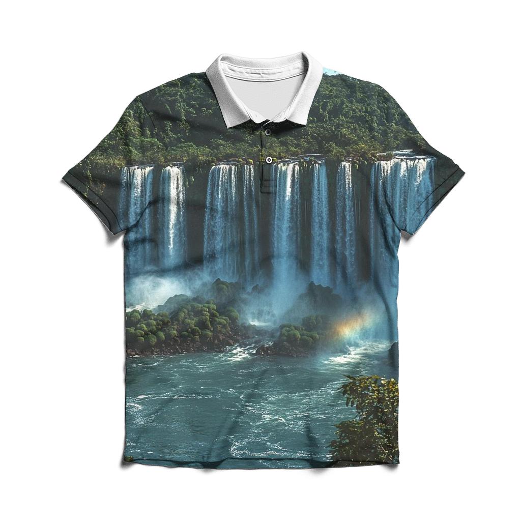 Iguazu Falls - Puerto Iguazu personalized polo shirts