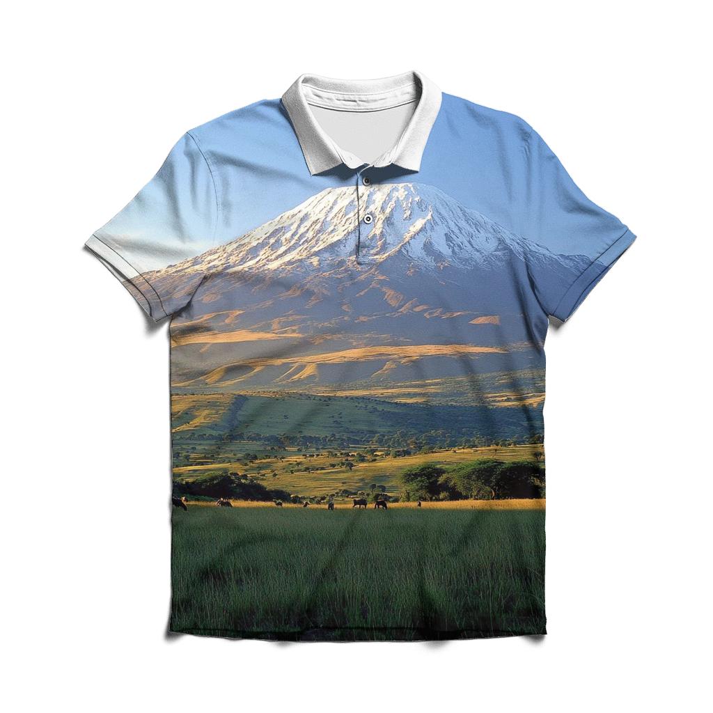 Mount Kilimanjaro - Moshi custom polo shirts