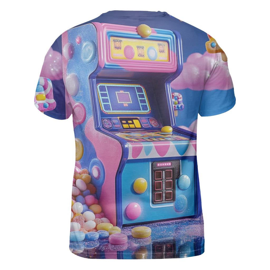 Neon Candy Arcade Clash trendy printed shirt styles