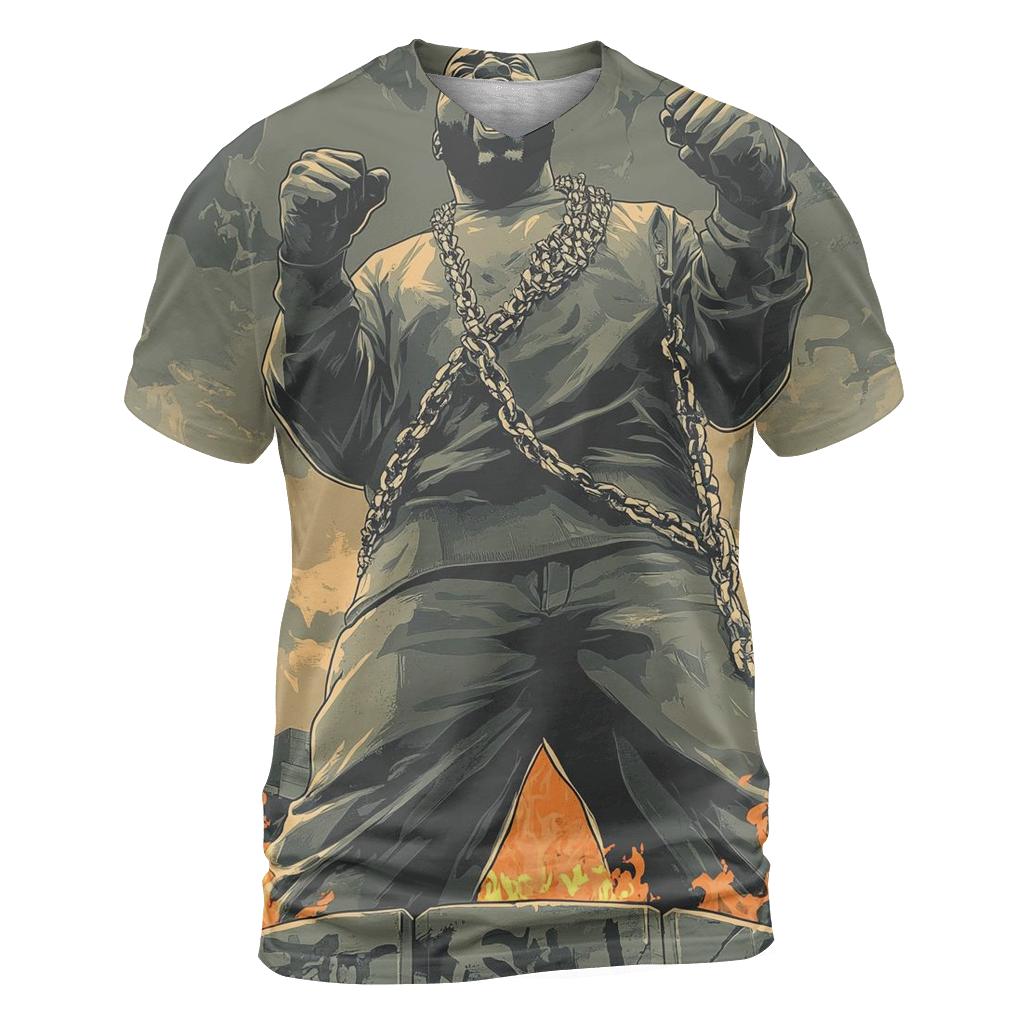 Ice Cube Block Statues custom all-over print shirts