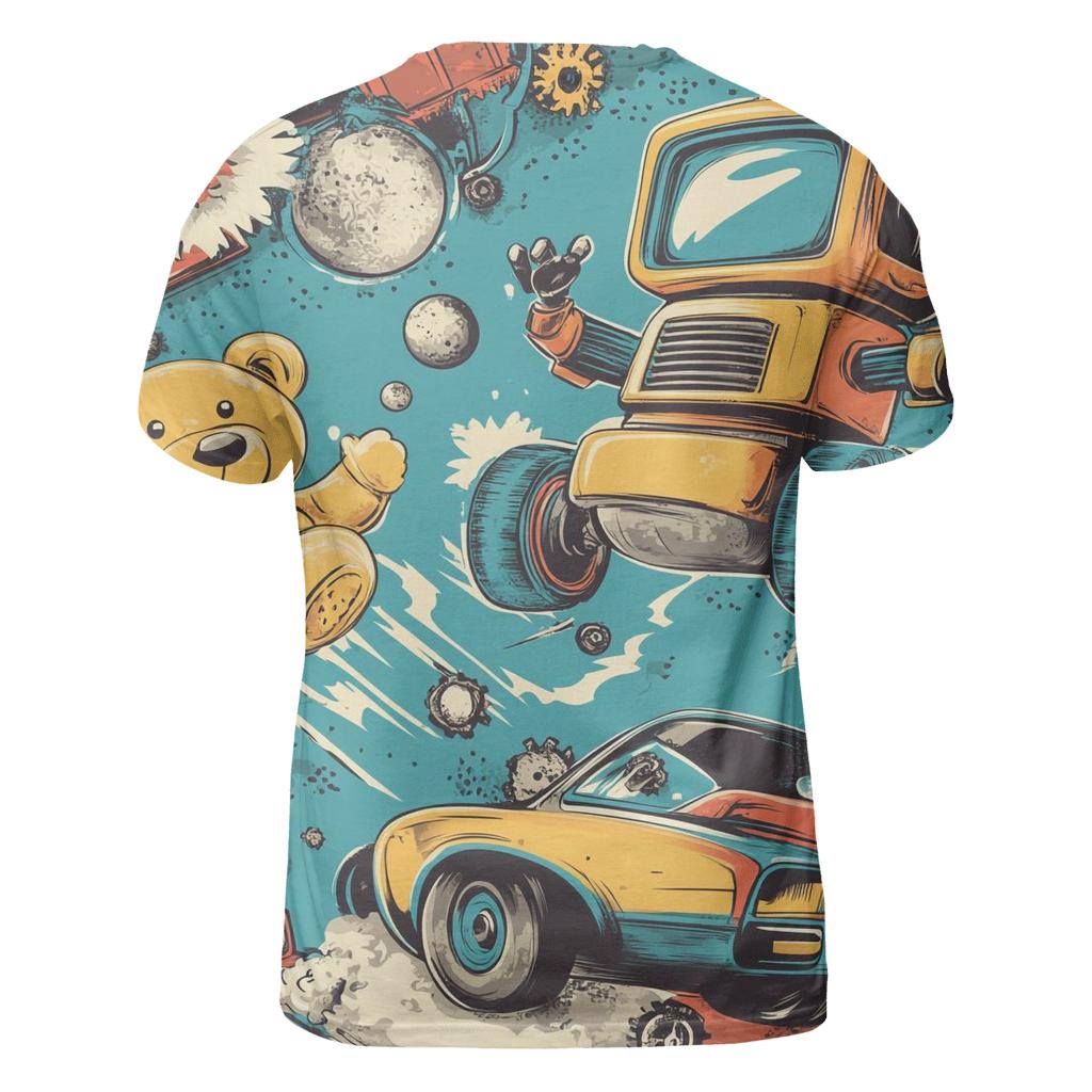 Time-Loop Toybox Rumble unique graphic print tees