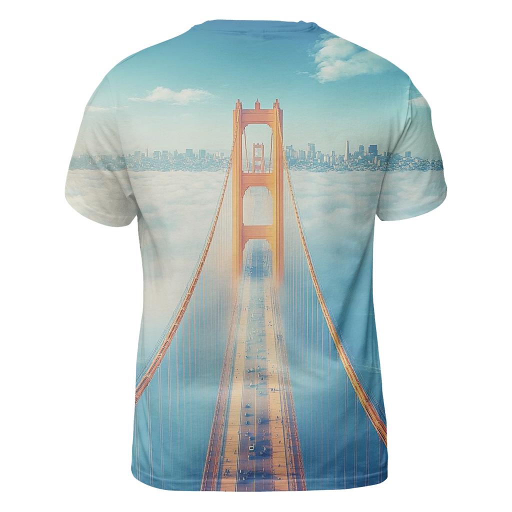Golden Gate Bridge - San Francisco creative print fashion shirts
