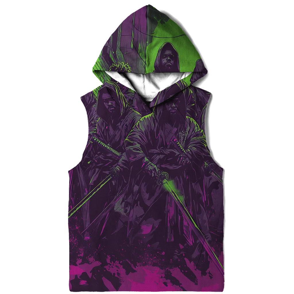 Wu Tang Samurai Alley embroidered hoodies