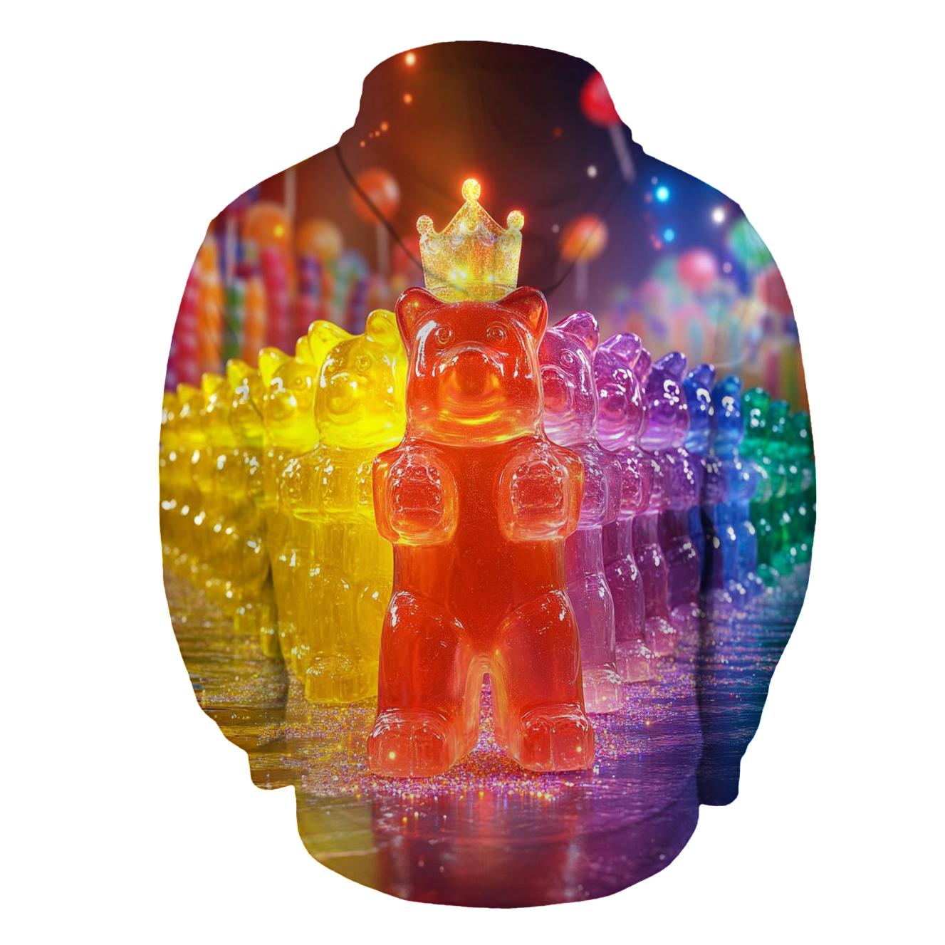 Jelly Bear Neon Parade hoodie styles