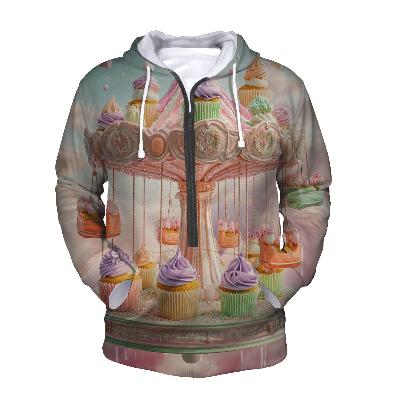Cupcake Cloud Carousel pullover hoodies