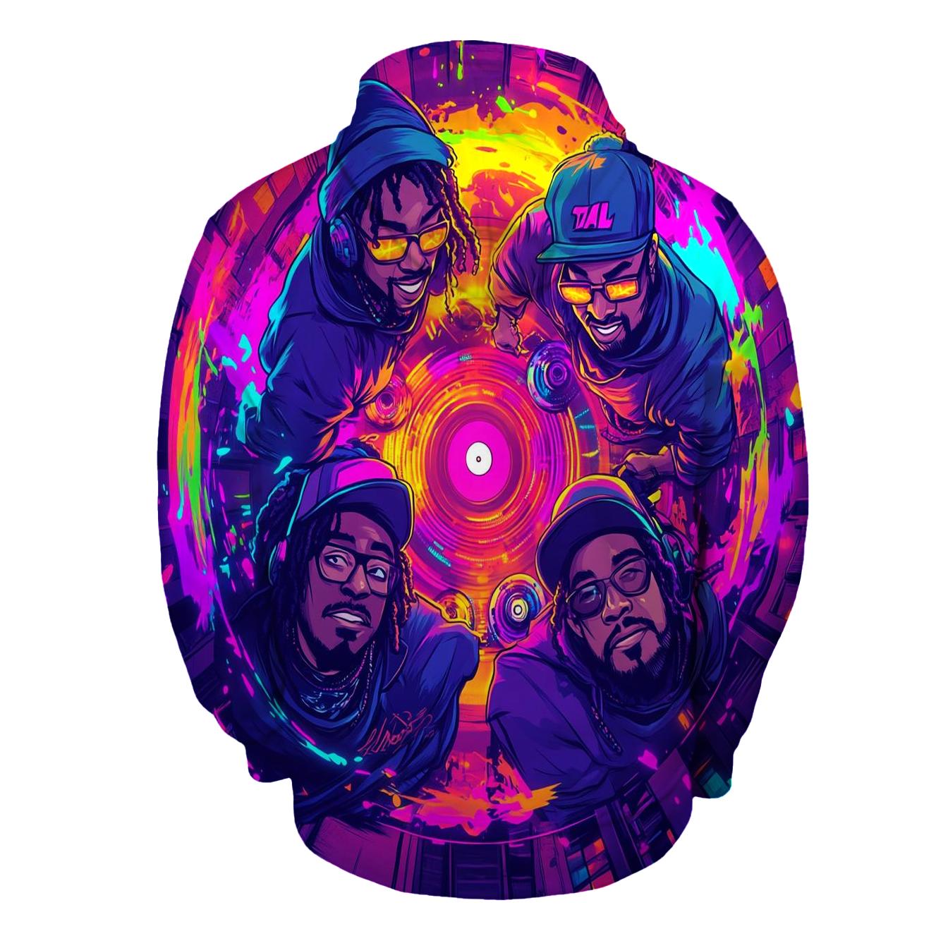 Neon Cipher Crew premium hoodies