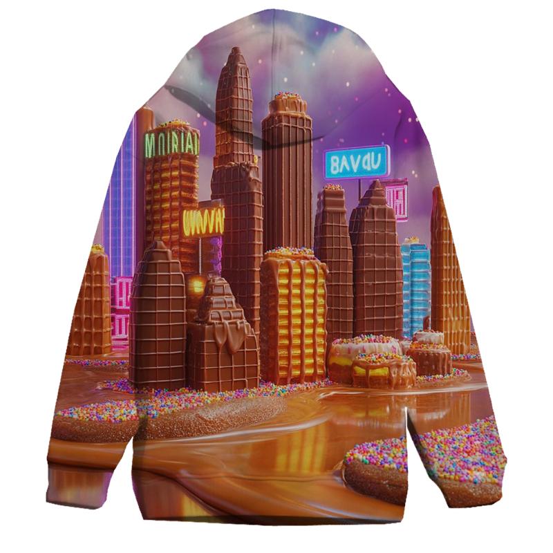 Chocolate City Skyline printed hoodies