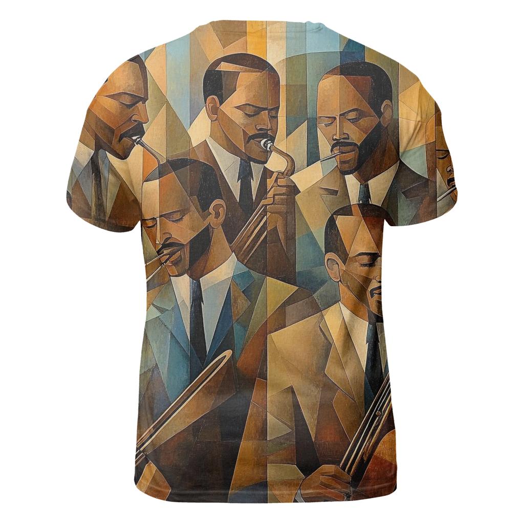 Picasso Inspired Abstract Musicians statement graphic shirts