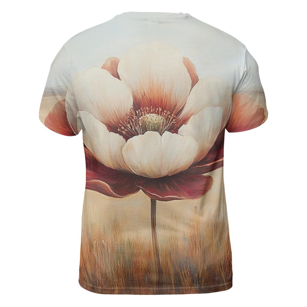 Georgia Okeeffe Inspired Desert Flowers creative print fashion shirts