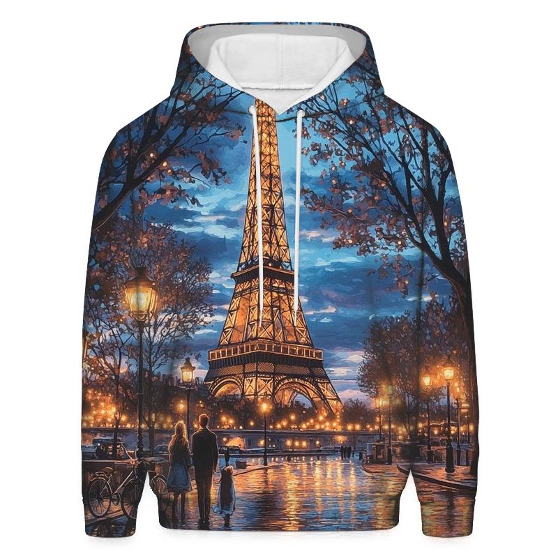 Eiffel Tower - Paris printed hoodies