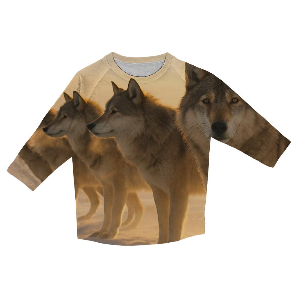 Northern Pack At Dawn stylish quarter sleeve tops