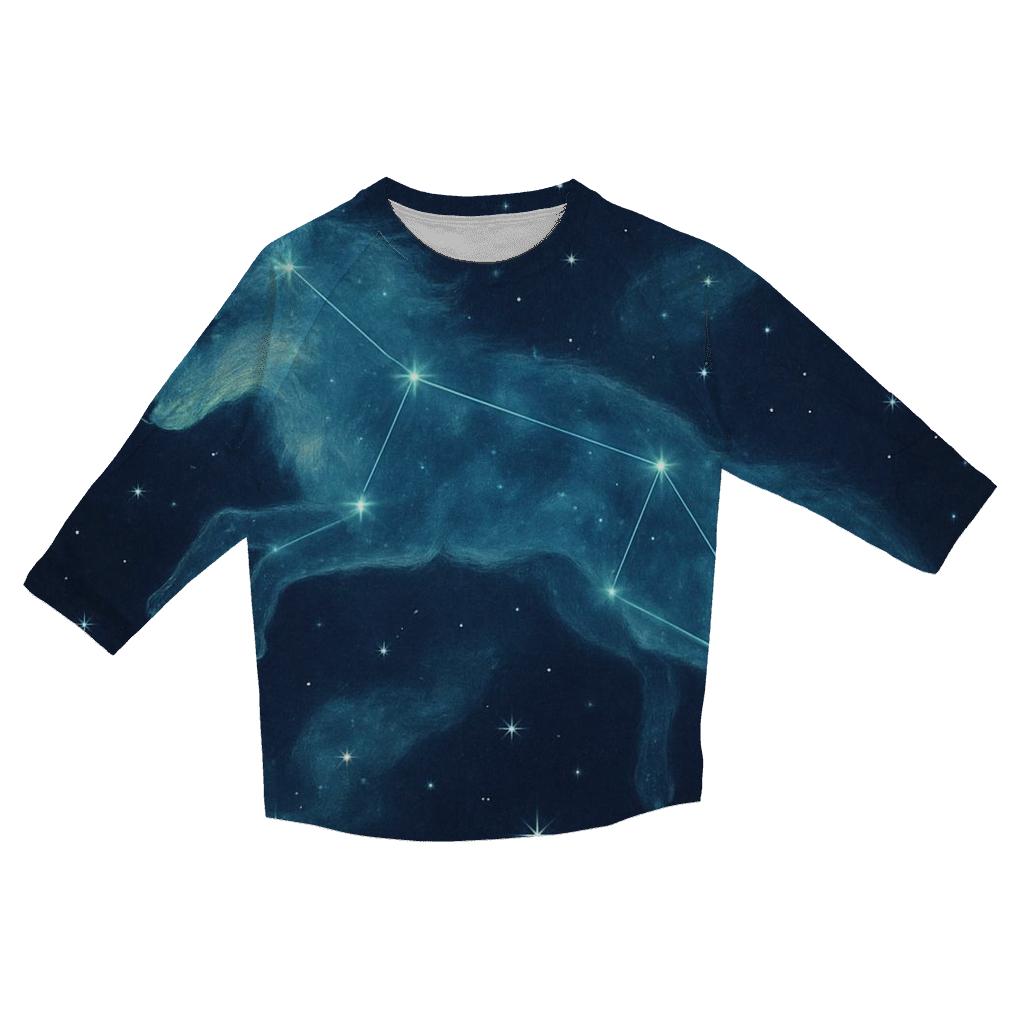 Celestial Fox Constellation custom 3/4 sleeve shirts