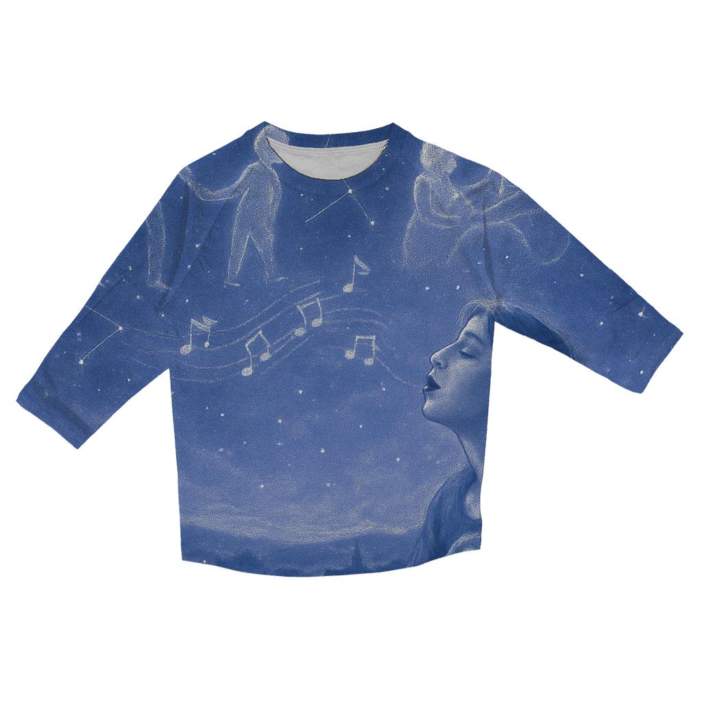 Lullaby Of Stars fashion 3/4 sleeve shirts