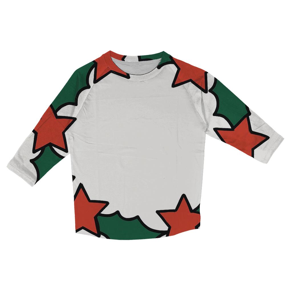 Starlit Wreath trendy 3/4 sleeve tops