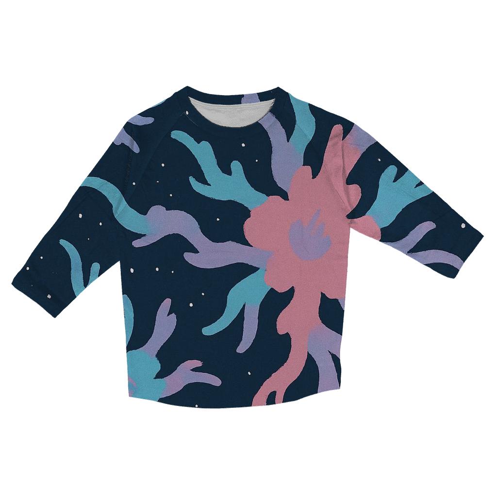 Nebula Filament Bouquet cotton quarter sleeve shirts