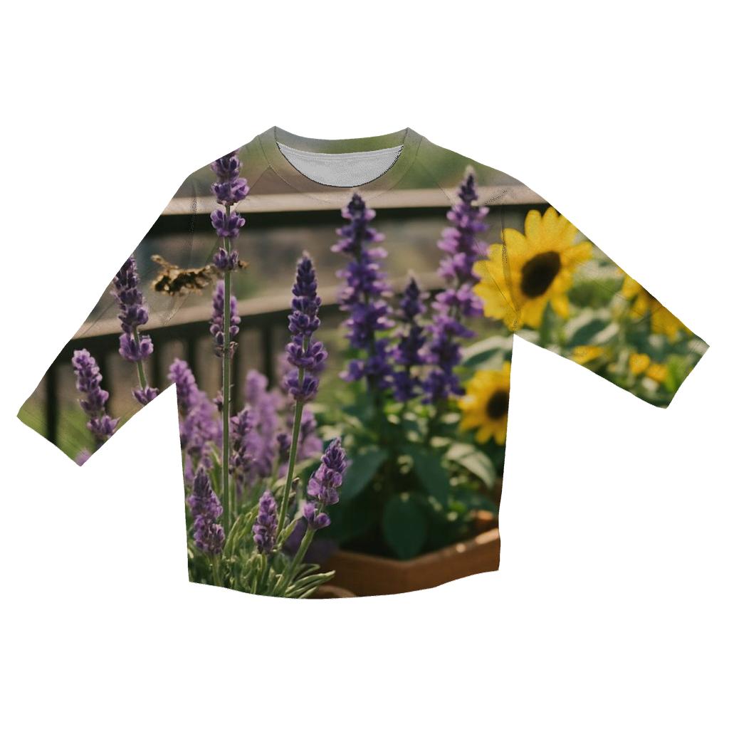 Urban Balcony Pollinator Patch personalized 3/4 sleeve tees