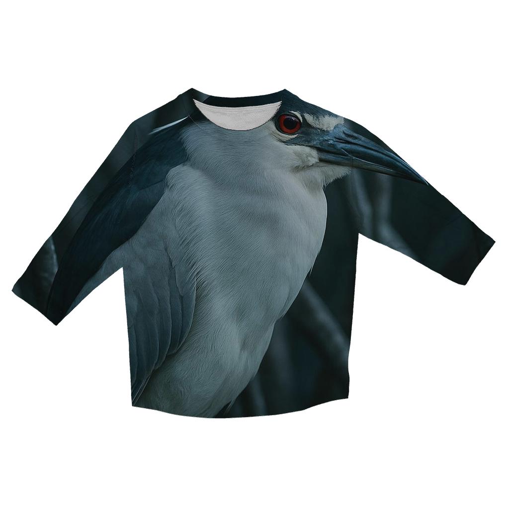 Mangrove Night Heron Stakeout fashion 3/4 sleeve shirts