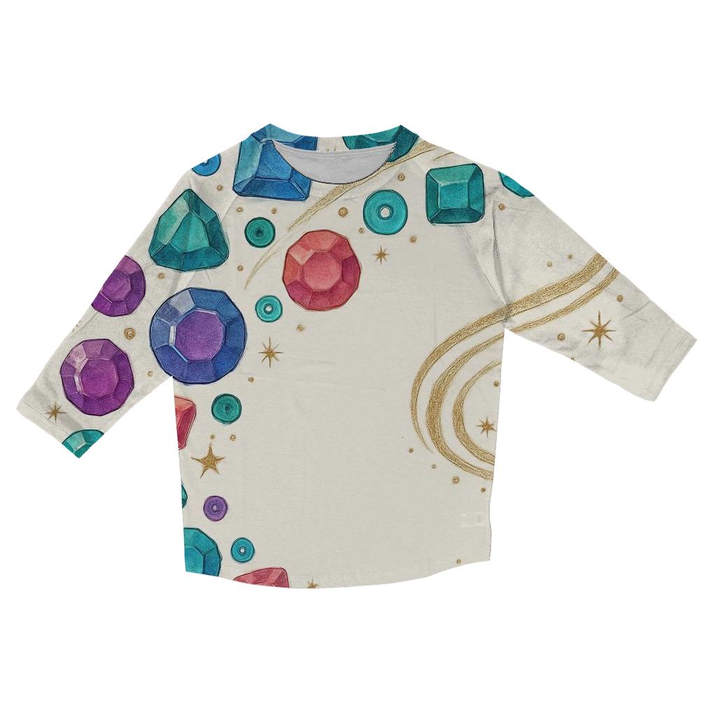 Gem Constellation Trail trendy 3/4 sleeve tops