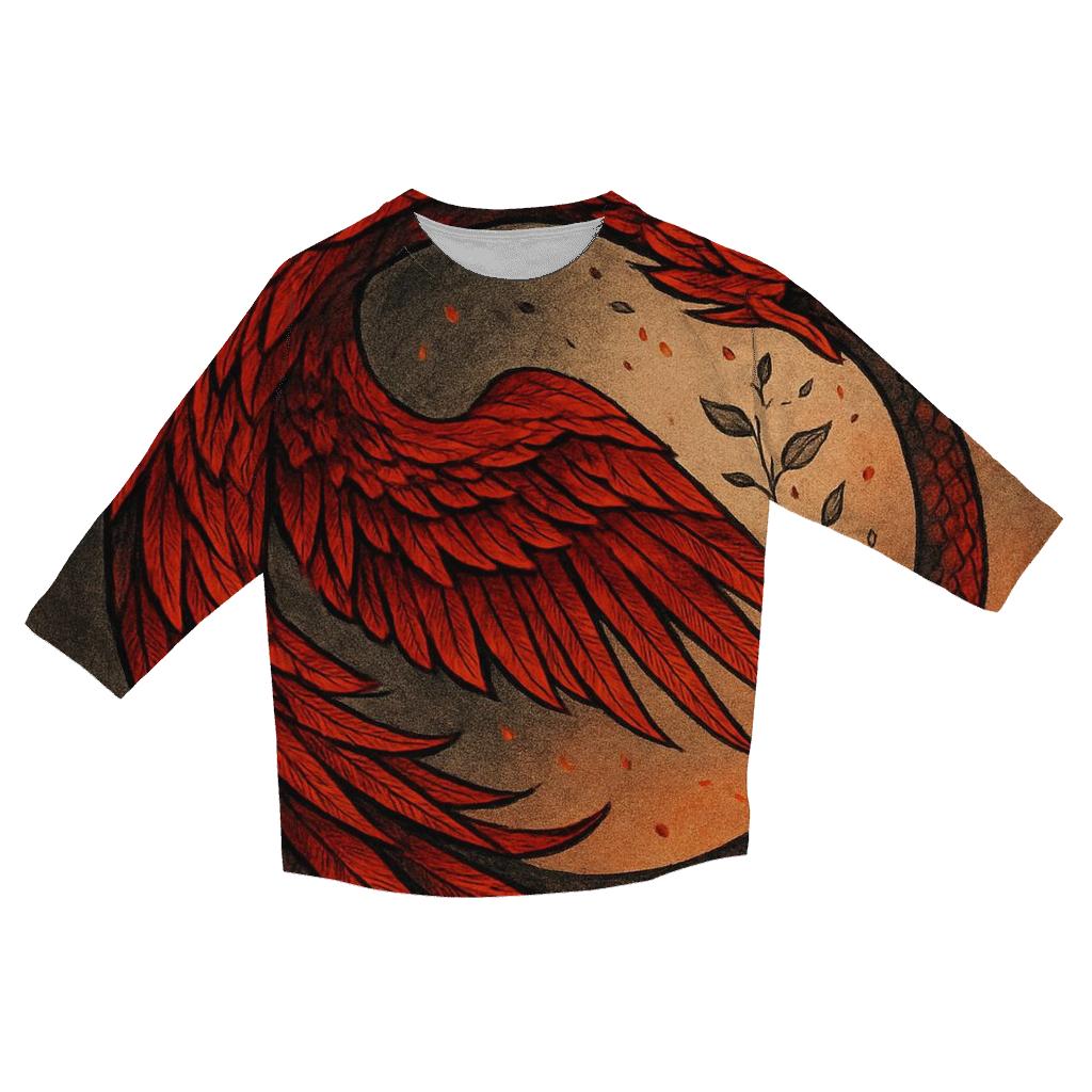 Phoenix Ouroboros Of Renewal cotton quarter sleeve shirts