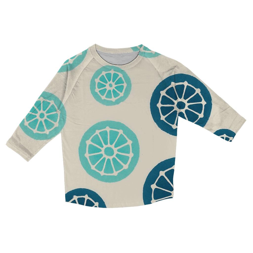 Kumo Spider Rosettes cotton quarter sleeve shirts