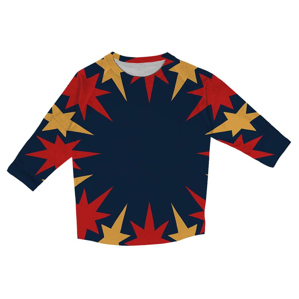 Starburst Garland cotton quarter sleeve shirts