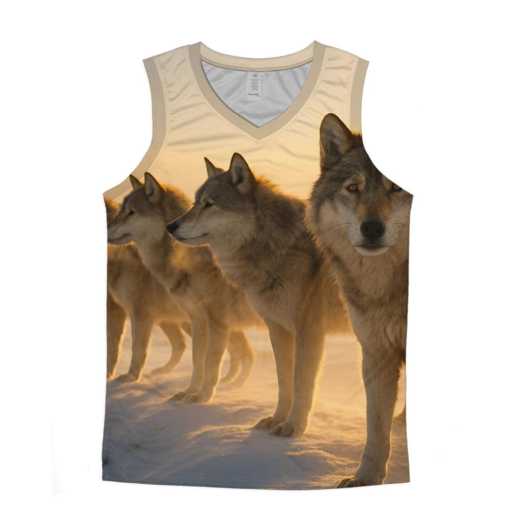 Northern Pack At Dawn casual summer tank tops