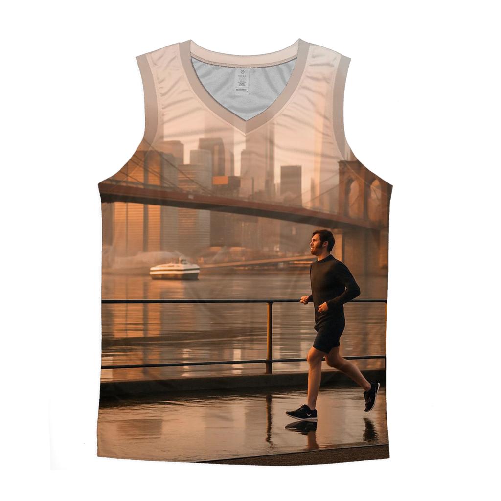 Sunrise Reflections Over Lower Manhattan casual summer tank tops