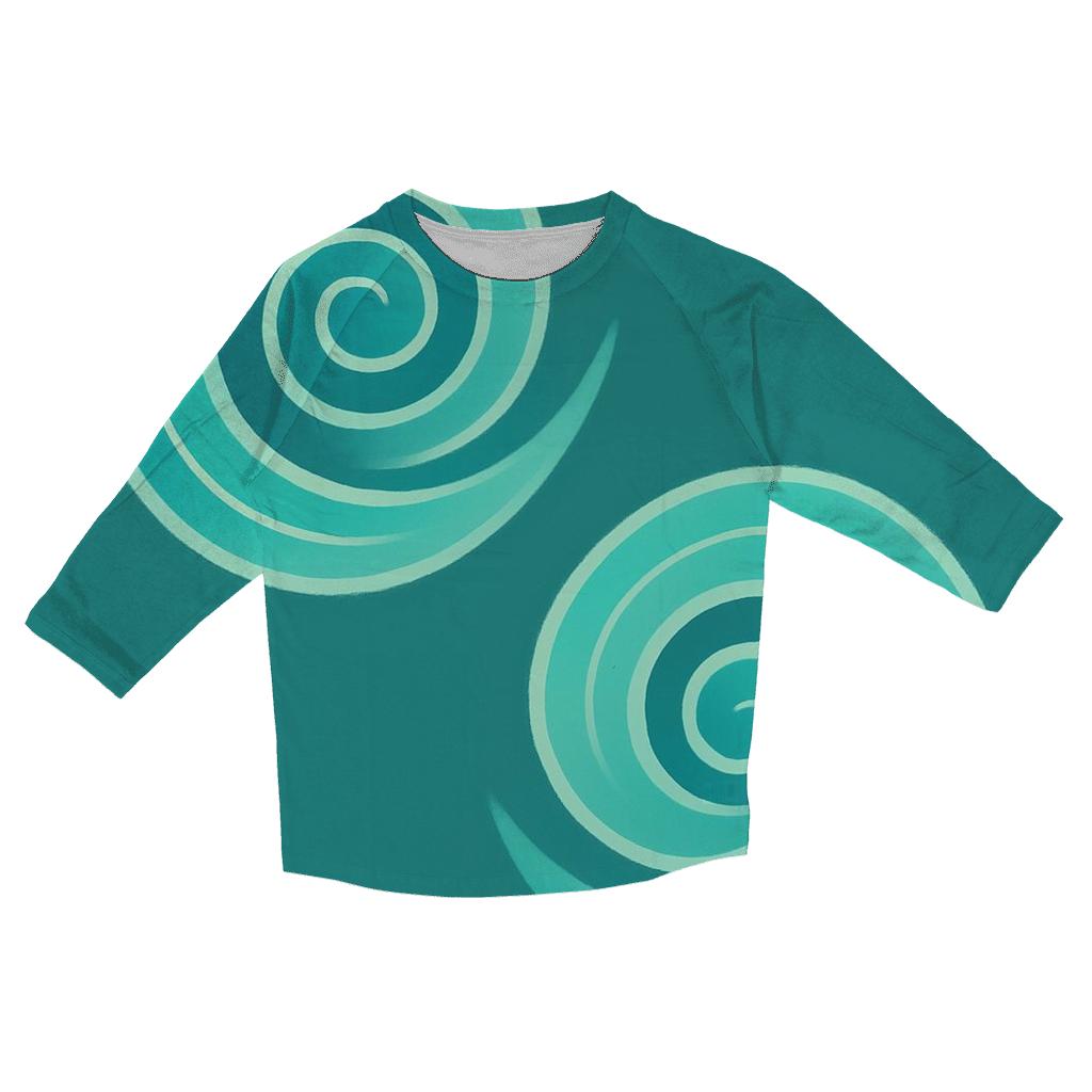 Diagonal Spiral Pair stylish quarter sleeve tops