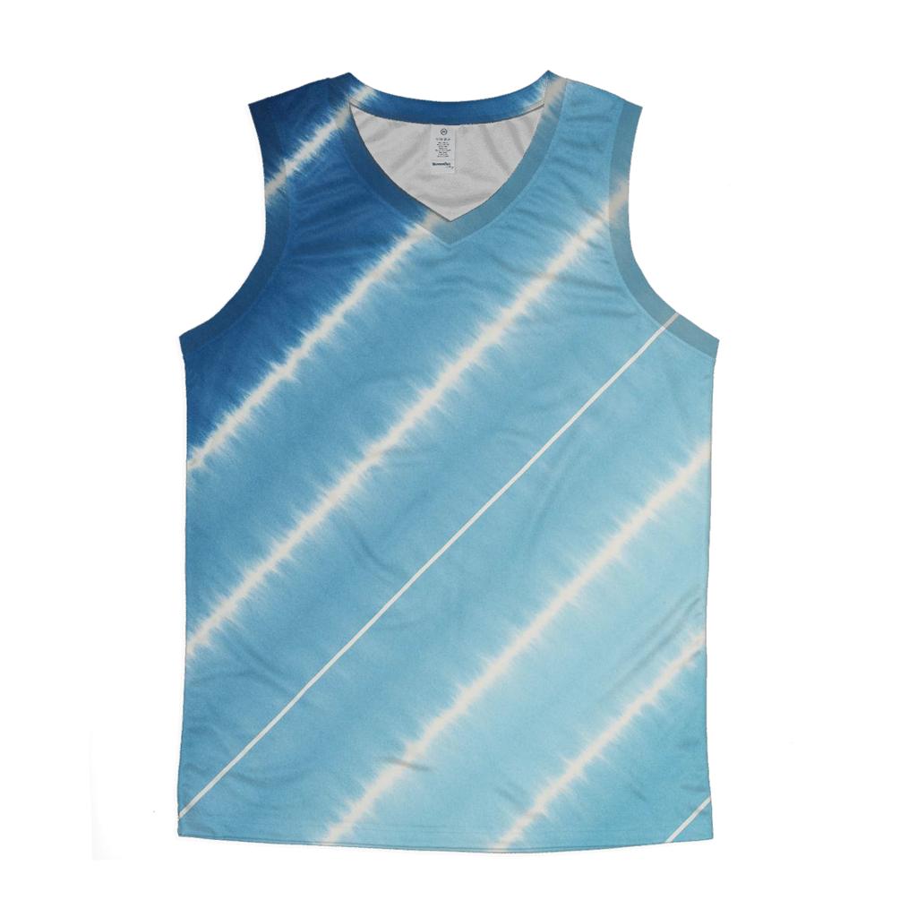 Indigo Arashi Diagonals casual summer tank tops