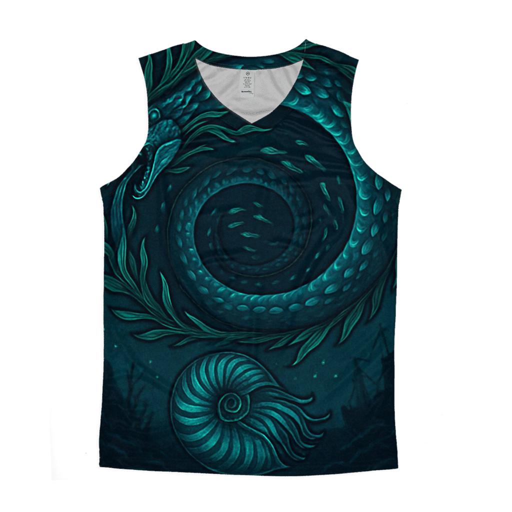 Tidal Ouroboros Of The Deep sports performance tank tops