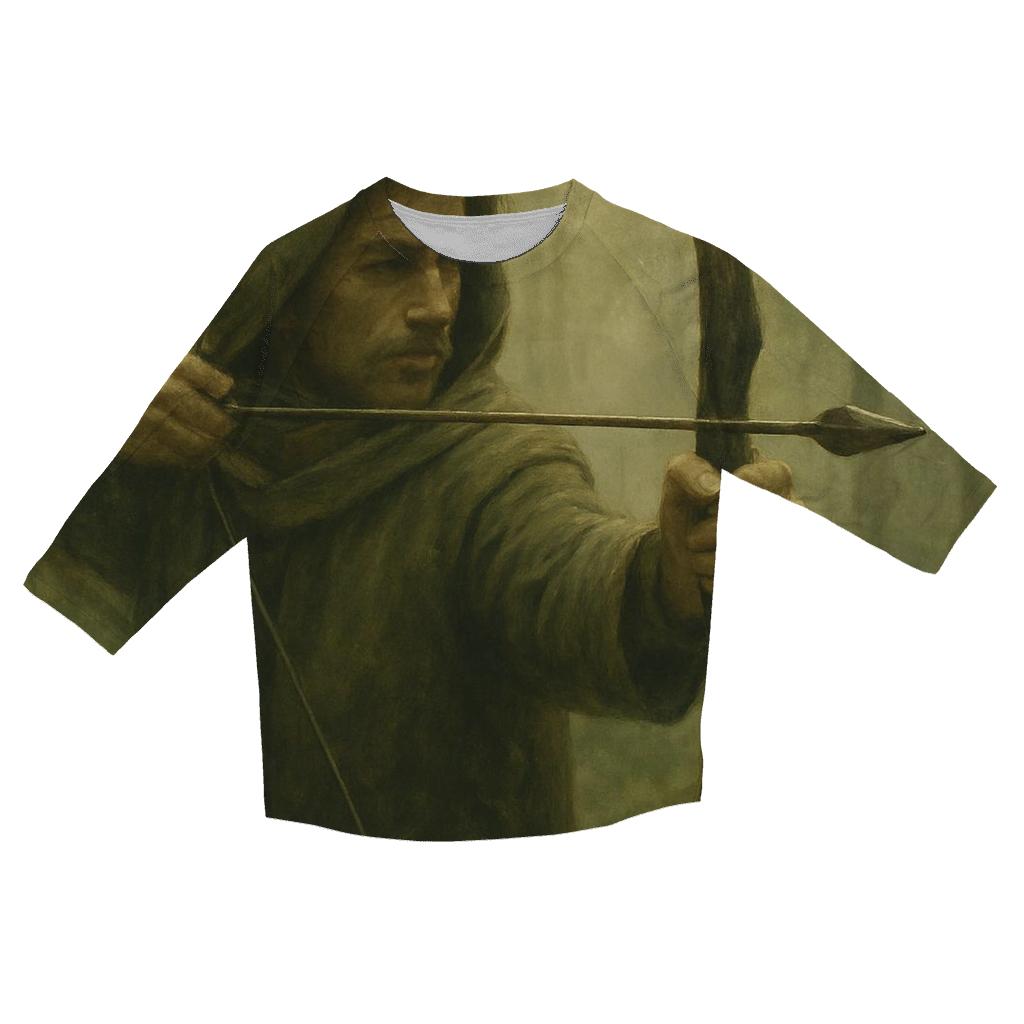 Archery Forest Focus fashion 3/4 sleeve shirts