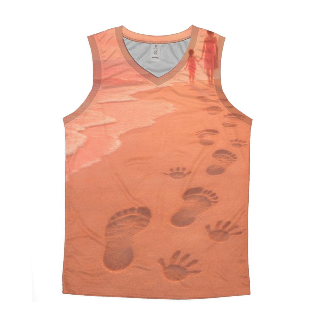Footprints In The Heart sports performance tank tops