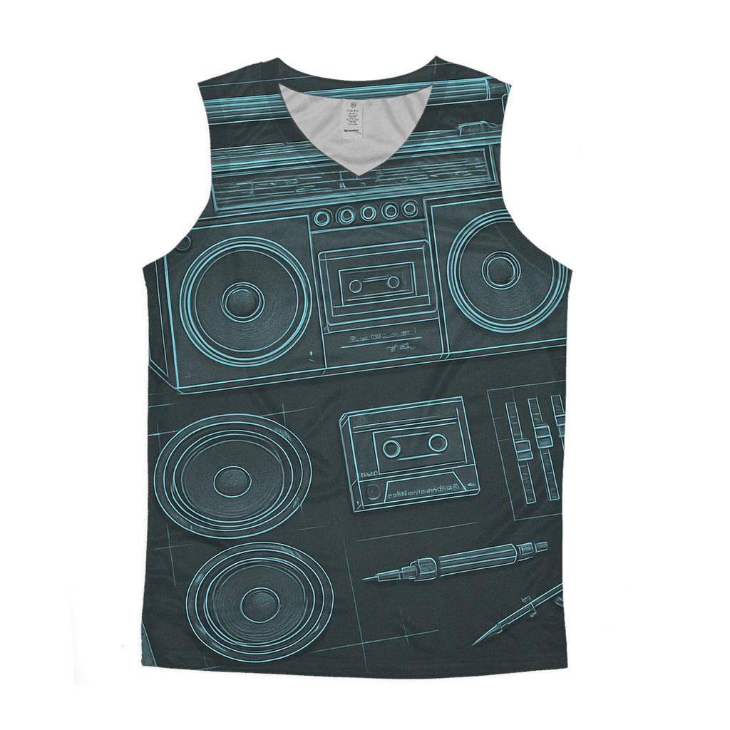 Boombox Blueprint sports performance tank tops