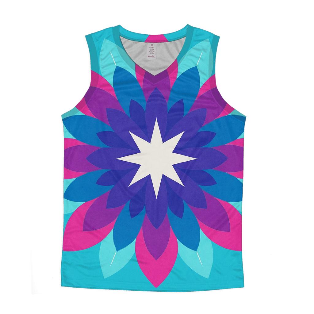 Mandala Sunburst designer workout tanks