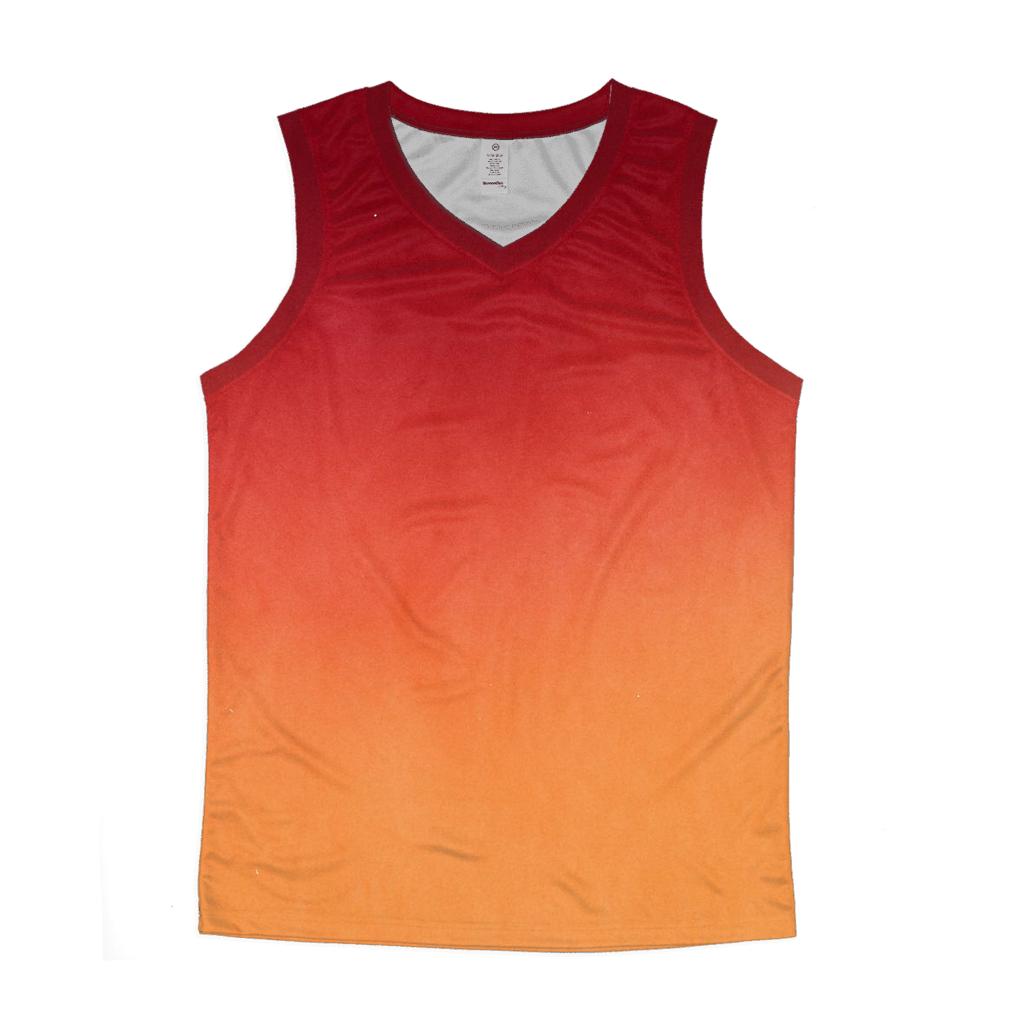 Overdyed Sunset Ombre graphic print tank tops