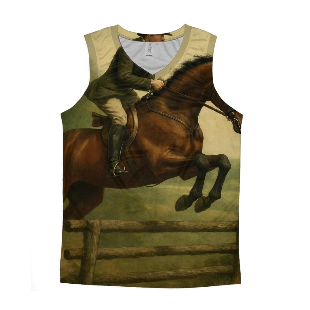 Equestrian Jump Classic custom tank tops