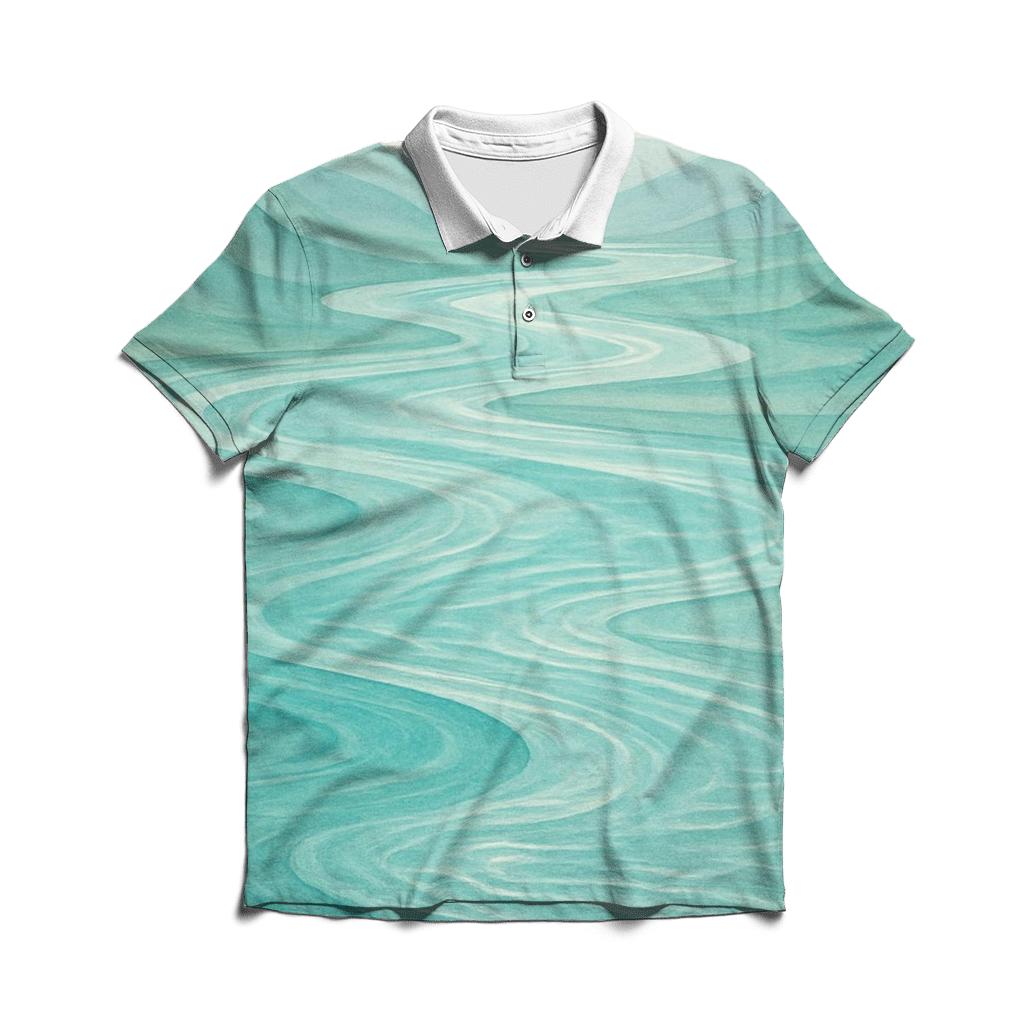 Sacred Waters designer slim fit polos