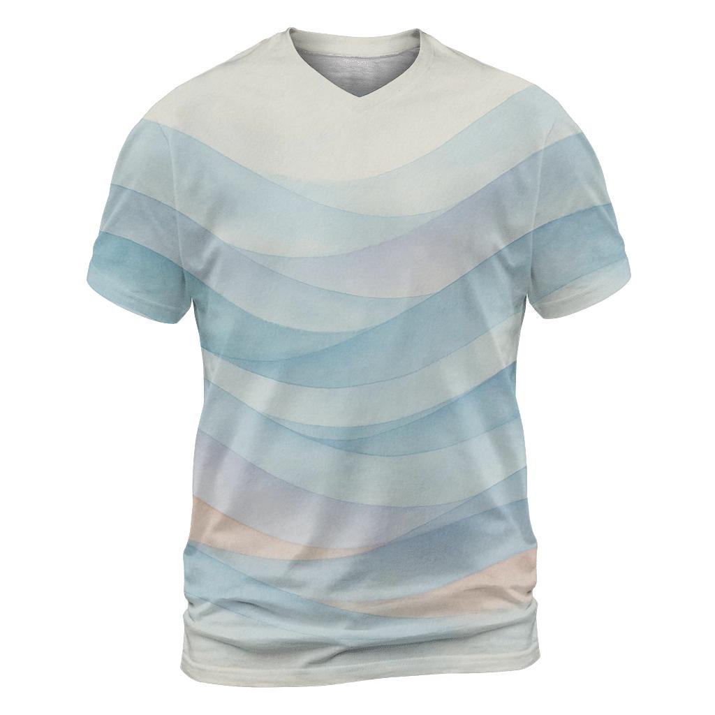 Serene Wave designer pattern shirts