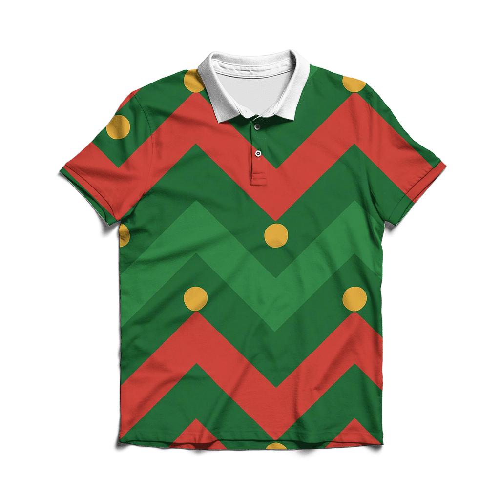Holly Chevron designer slim fit polos